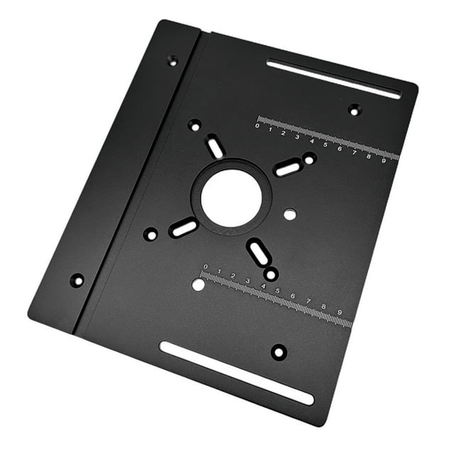 Router workbench insert aluminum alloy wood milling flap trimming machine carving auxiliary tools woodworking workbench