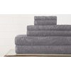 6-Piece Jacquard Vintage Floral Towel Set Gray Violet
