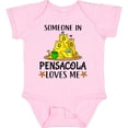 thumbnail image 3 of Inktastic Someone in Pensacola Loves Me Beach Vacation Boys or Girls Baby Bodysuit, 3 of 5