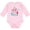 AD-Pink, variant on Inktastic Let It Snow, Snowflakes, Trees, Christmas, Xmas Boys or Girls Long Sleeve Baby Bodysuit