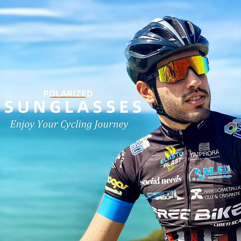 ROCKBROS Polarized Sunglasses Cycling Glasses for Men Women Sports