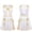 White, variant on Halloween Anime Cosplay Costume, Halloween Costume Stage & Party Performance Outfit, Include One Piece Dress