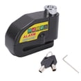thumbnail image 1 of Bloqueo de freno de disco antirrobo Nikou con alarma de sonido de 110 dB color negro, 1 of 15
