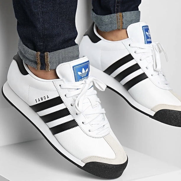 Adidas Originals Samoa Men’s Running Shoe Athletic Sneaker White Footwear #033