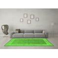 thumbnail image 3 of Ahgly Company Indoor Rectangle Oriental Green Traditional Area Rugs, 2' x 5', 3 of 4