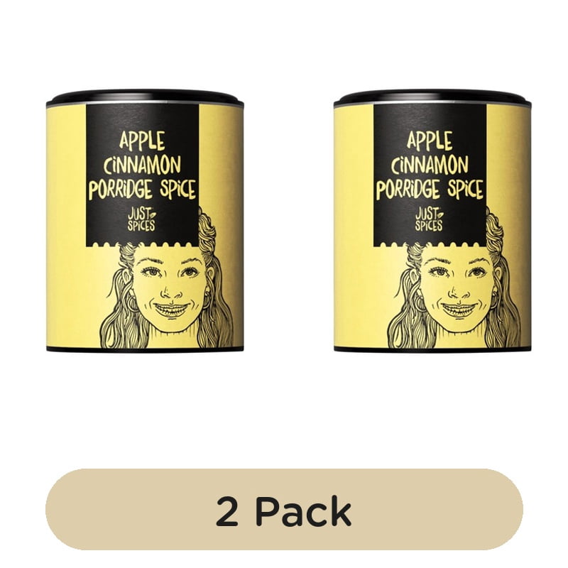 Just Spices Apple Cinnamon Porridge Spice 50g, British Import (Pack of 2)