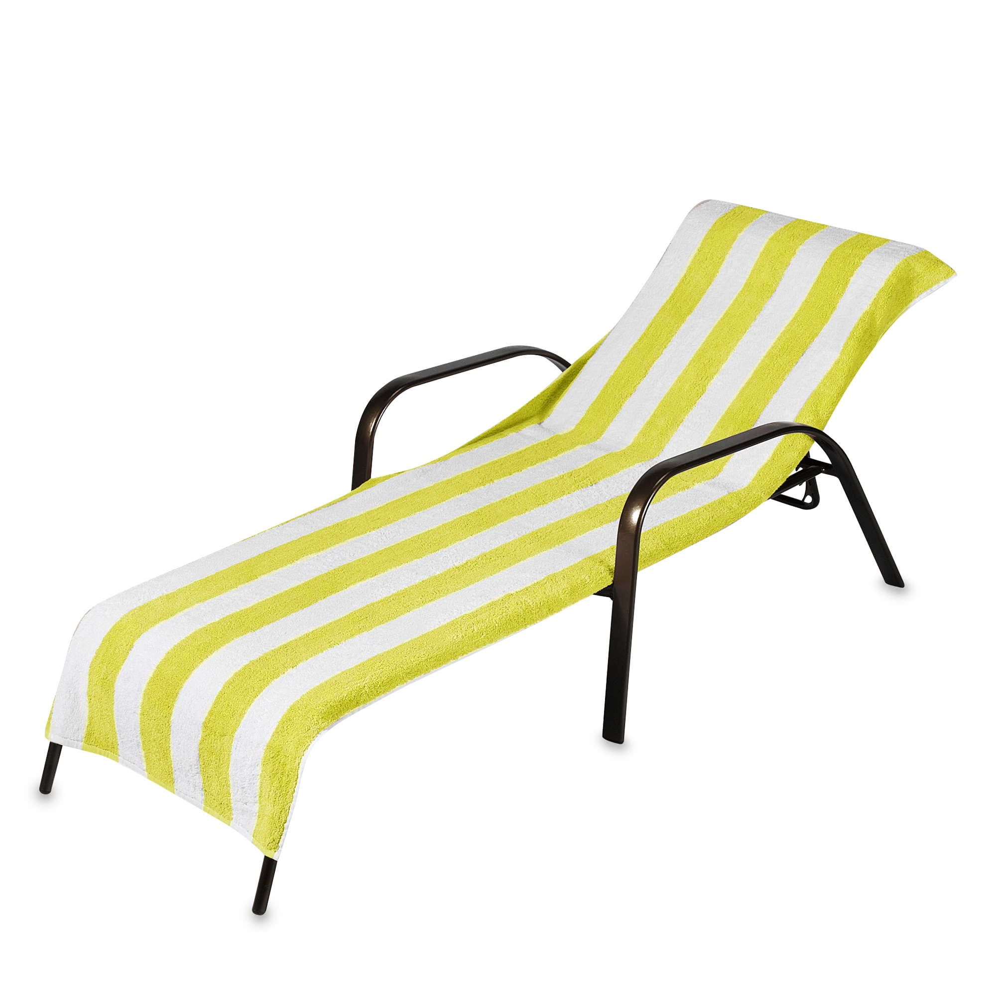 Beach Towel Style Terry Stripe Pool Chaise Lounge Cover 28
