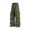 Army Green*, variant on Men's Pants Solid Color Elastic Waist Buckle Strap Drawstring Dual Zipper Cargo Pockets Adjustable Hem Wide Leg Casual Trousers Khaki