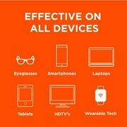 WHOOSH! Screen Cleaner Kit, 3.4 fl. oz. + 1 Microfiber Cloth, Alcohol-Free, Safe for All Electronics, Keyboards, Car Displays, Eyeglasses, Sports Goggles, Visors, and Whiteboards