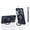 Darkblue, variant on Allytechgroup Magnetic Case for iPhone 15 with Screen Protector & Lanyard, Shockproof Protective Cover with Ring Stand Compatible with Magsafe, Black