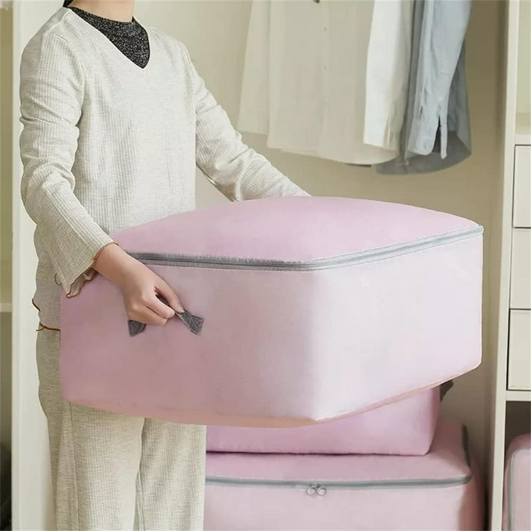 Piwvid Blanket Storage Bags Zippered Large Storage Shield