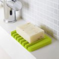 thumbnail image 3 of Soporte Jabón Silicona Con Forma Peine Bandeja Jabonera Contenedor Almacenamiento () Verde, 3 of 7