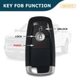 thumbnail image 3 of AKS KEYS Replacement for Ford Smart Key 3 Buttons That Uses FCC M3N-A2C93142300 - 315 MHz, 3 of 6