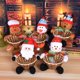 thumbnail image 5 of Matsuzay Cesta de almacenamiento de dulces de Feliz Navidad Decoración de Navidad Cestas de almacenamiento de Papá Noel Kits de decoración para fiestas Homem-biscoito S Matsuzay JR1136-04, 5 of 6