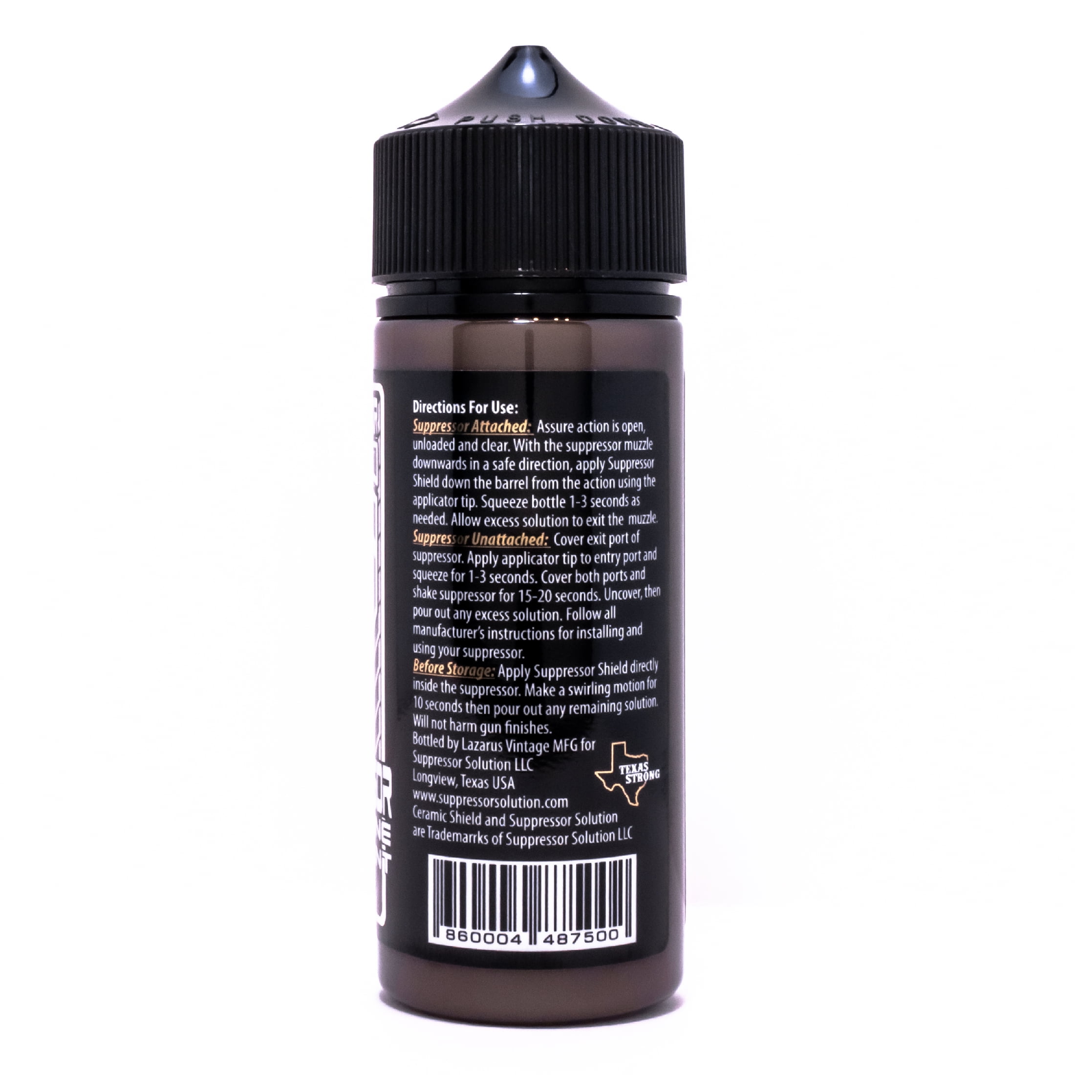 Suppressor Shield Nano-Ceramic Lubricant and Cleaner for Firearms