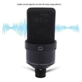 thumbnail image 4 of Studio XLR Microphone, 26mm Diaphragm Condenser Microphone with Shock Mount, Windscreen, XLR Cable for Recording, Podcasting, Singing, Live Streaming, Gaming, Online Chatting, 4 of 7