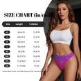 thumbnail image 2 of Thongs for Women - Holiday Shiny No Show Seamless Womens Thongs Underwear, Breathable G String Thongs for Women, Ladies Stretch Low Rise Thong Bikini Panties Briefs, 2 of 5