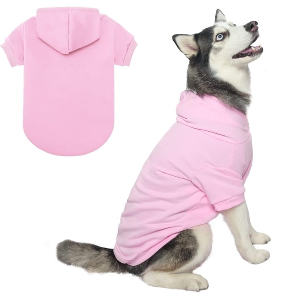 BINGPET Chiens à Capuche - Chandail en Molleton Doublé en Polaire pour Chiot Automne Chandail Doux et Chaud Vêtements d'Hiver pour Petits Moyens Grands Chiens et Chats
