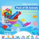 thumbnail image 2 of Lokipa Juego de clasificación de colores de juguetes de animales del océano para contar, juego de combinación de animales del océano con vasos de clasificación de arcoíris, juguetes sensoriales educat, 2 of 5