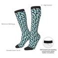 thumbnail image 6 of Fotbe Daisies Flowers print Women's Men's Novelty Crew Socks Cotton Socks Knee High Socks for Walking,Running,Nurses,Pregnancy, 6 of 8
