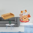 thumbnail image 2 of Cestas de almacenamiento,Cestas de almacenamiento de cocina tejidas con asas hechas a mano,Cestas de pan redondas Bandejas para servir Rectángulo,Reloj de pared,Reloj de pared silencioso para, 2 of 8