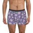 thumbnail image 4 of Wukai Daisies Flowers Print Men’s Underwear Breathable Boxer Briefs,&nbsp;Moisture Wicking & Breathable-Large, 4 of 7