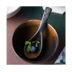 thumbnail image 2 of Juego de cucharas de sopa asiática, cuchara de sopa china de porcelana, cuchara de sopa japonesa, cuchara de ramen para fideos de río Wonton Gyoza Miso (negro) (5 piezas), 2 of 5