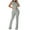 Green, variant on Timegard Summer Outfits for Women 2 Piece Ribbed Slim Tank Top Flare Leggings Comfy Lounge Sets Fashion