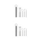 thumbnail image 1 of Injueey Palillo de Limpieza de de viaje Selección Barbacoa Fruta Tenedor Reutilizable Lavable Multifuncional Flosser Flosser con 5PCS 2piezas Injueey  CBP259788, 1 of 6