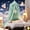 Green, variant on Bed Canopy for Girls, Ruffled Soft Pink Princess Canopy Dreamy Bow Decor, Bed Canopies for Kids Room, Hanging Canopy Bedding Drapes Toddler Reading Nook Play Tent (Red Bean)