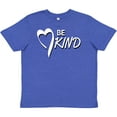 thumbnail image 3 of Inktastic Be Kind with Heart Ribbon in White Text Youth T-Shirt, 3 of 5