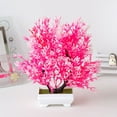 thumbnail image 2 of Artificial Bonsai  Fresh-keeping Soft Branches Practical  Ornamental Mini Faux Bonsai Tree, 2 of 5
