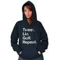 thumbnail image 4 of Lie Golf Repeat Hoodie Sweatshirt Women Men Brisco Brands L, 4 of 6