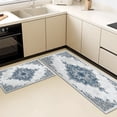 thumbnail image 5 of Kitchen Rugs Sets of 3 Non Slip Washable Kitchen Mats for Floor, Waterproof Kitchen Runner Rug, Floor Mat Carpet for Entryway, Laundry, Sink, Hallway, Bathroom, 5 of 12