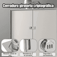 thumbnail image 3 of 2 Cerraduras De Combinación Antirrobo P/ Puertas De Armarios Belug, Plata, 3 of 5