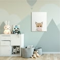 thumbnail image 2 of Stupell Industries Baby Red Fox with Pink Bubble Gum Woodland Animal Canvas Wall Art, 30 x 40, Design by Leah Straatsma, 2 of 6