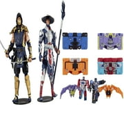 Toys Mortal Kombat Scorpion and Raiden 7" Action Figure Multipack + Transformers Micromaster WFC-GS10 1.5-inch Soundwave Spy Patrol 3rd Unit 4-Pack, Pack of 2