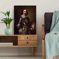 thumbnail image 5 of Classic Portrait Canvas Wall Art，Historical Decor for Living Room Bedroom Office Dining Room Hotel Lobby Study, 5 of 8