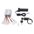 thumbnail image 2 of Controller Throttle Grip Kit, Soft Rubber Electric Scooter Speed Controller  Operation 24V 500W  for Tricycles, 2 of 8