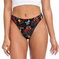 thumbnail image 1 of Balery Monster Truck Tangas de Algodón para Mujer con Estampado – Ropa Interior Sexy, Transpirable, G-string-4X-Large, 1 of 6