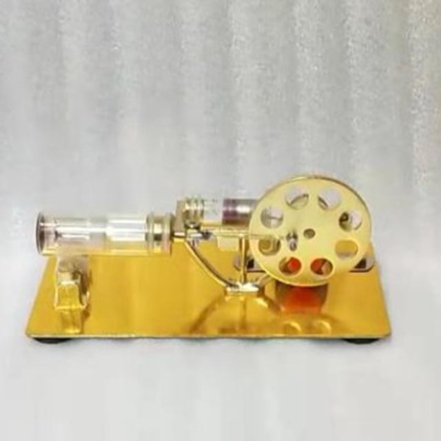 Gerk Mini Stirling Engine Diy Model With Electricity Generator Bulb Physical Educational Toy Gift