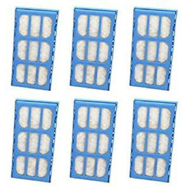 Cartuchos de Filtro de Agua de Repuesto para Fuentes Cat Mate y Dog Mate, Paquete de 6