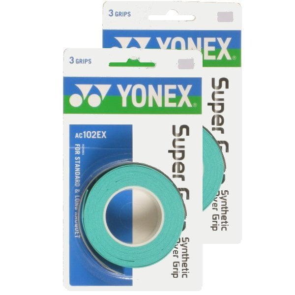 Yonex Super GRAP 3 Pack Tennis Overgrip in Lime Green 