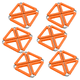 thumbnail image 1 of 6 posavasos plegables de silicona anti-escaldado - Sección delgada - Cuadrado (naranja) MFZFUKR CPB-DE-LYY1773-3, 1 of 5