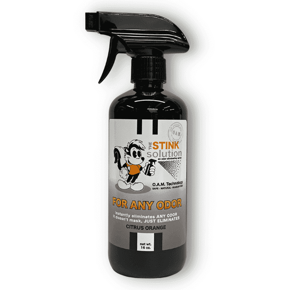 The Stink Solution For Any Odor Eliminator Spray, Citrus Orange, 16 oz, 1 Count