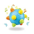 thumbnail image 1 of YOPTOP Toddlers Baby Music Shake Ball Toy Bumble Ball for Babies, Dancing Bumpy Interactive Sounds Crawl Infants Toy, Best Bouncing Sensory Learning Ball, 1 of 5