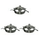 thumbnail image 3 of Sonducket Media cara Retro Masque Masquerade Disfraces Mardi Gras Fiesta veneciana Actuación Cumpleaños Halloween plata antigua Type1 NO1 Sonducket CBP372941, 3 of 6