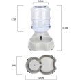 thumbnail image 4 of Automatic Food And Water Dispenser For Cats And Dogs, Automatic Feeder For Cats, Automatic Food Dispenser & Water Drinker In A Set For Small Animals, Dog Bowl, Each 3.8l Pba Free, 4 of 7