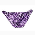 thumbnail image 6 of Odeerbi Mens Underwear Seamless Thongs Briefs Low Waist Leopard Print Purple, 6 of 9