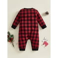 thumbnail image 6 of RUINIXCW Family Christmas Pajamas Matching Sets Spring Fall Winter Matching Pjs Set for Couples Women Men Long Sleeve Shirt and Plaid Pants Sleepwear Loungewear, 6 of 9